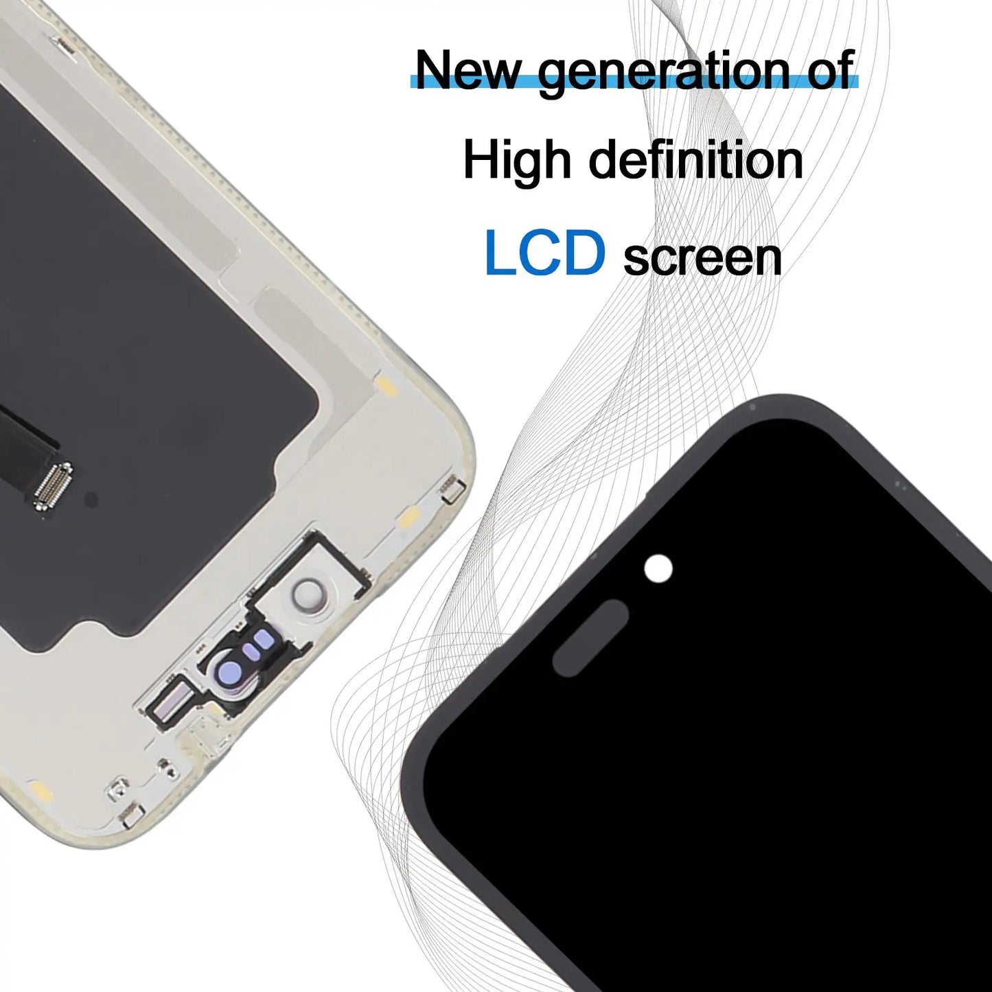 JK SOFT and Hard OLED Screen LCD Display Replacement iPhone 12 13 14 15 16 16e 17 Pro Max