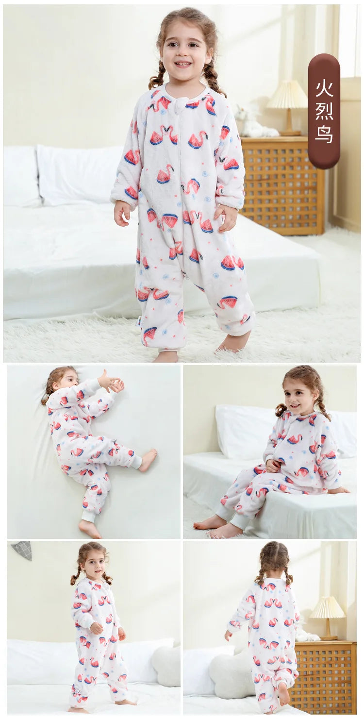 Kids Animal Dinosaur Kigurumi Costume Cosplay Cartoon Jumpsuit for Children Halloween Christmas Girls Boys Hooded Pajamas Onesie