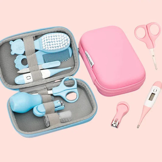 Cleaning Set Child Care Nail Clippers 8PCS Comb Massage Soft Bristle Brush Set Kit