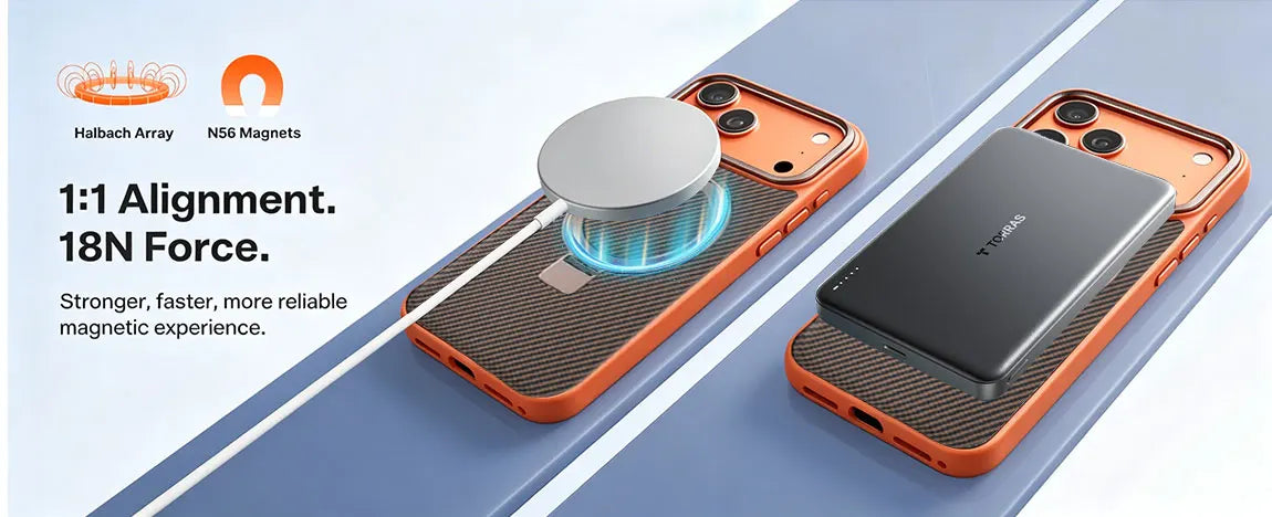 Carbon Fiber 360°Rotatable Magnetic Ring Stand Case Support Magnetic Wireless Charging Plating Camera Shockproof Cover For Phone