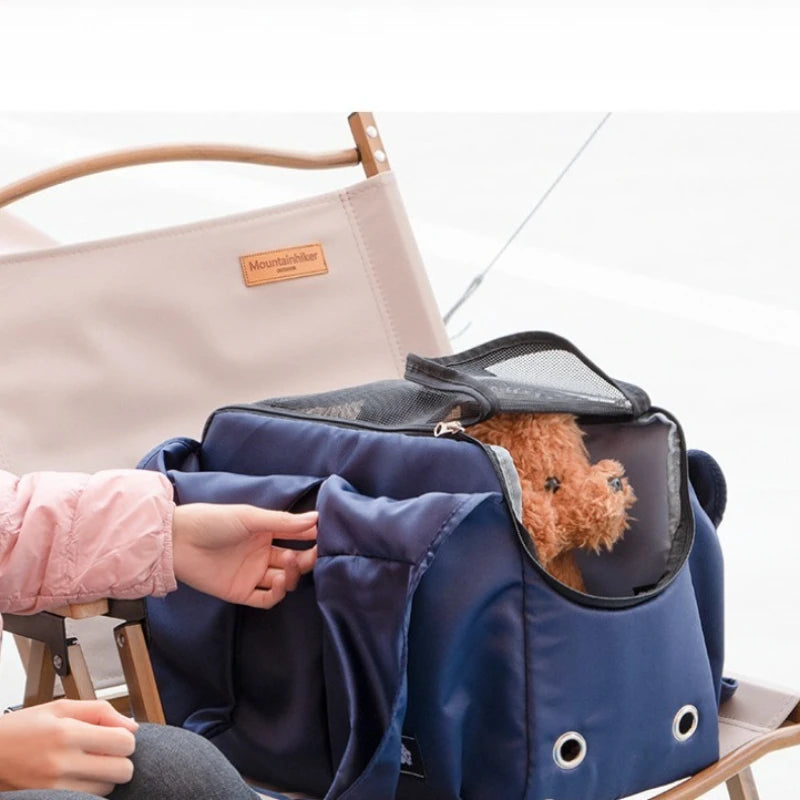 Portable Puppy Shoulder Bags Breathable Cat Carrier Bag Cats Transporter Bag Travel Pet Carrier for Cat Dog Pets HandbagBackpack