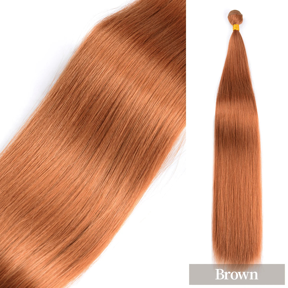 Straight Hair Bundles Extensions Smooth Ombre Hair Weaving 24Inch Super Long Synthetic Straight Hair Bundles Full to End