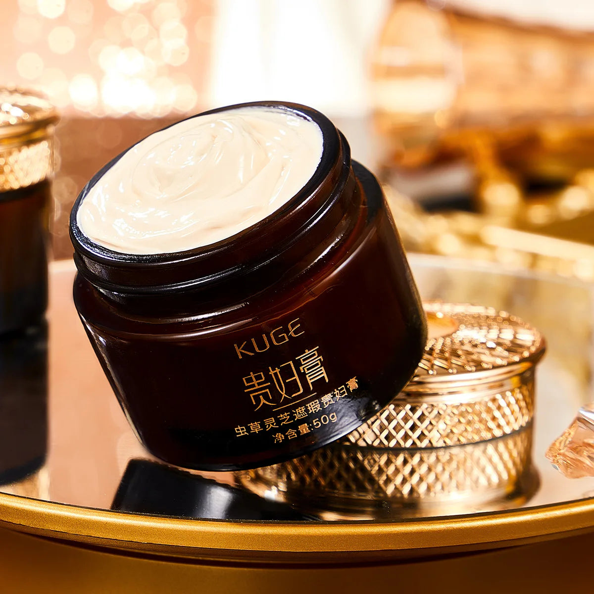 Cordyceps Ganoderma Lucidum Concealer Lady Cream Clear Moisturizing Cosmetics Skin Care Beauty Makeup Face Cream
