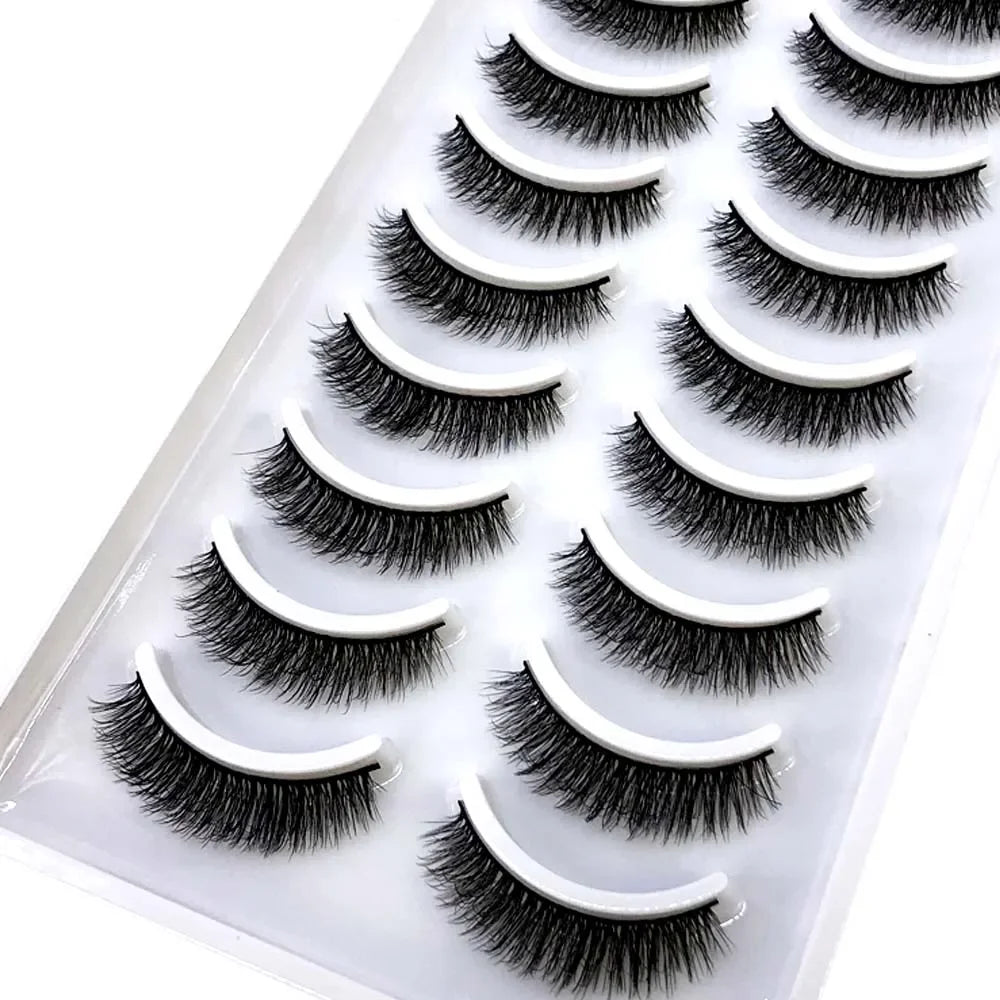 33 Style 10/50/100 Boxes 10Pairs Natural 3D Mink False Eyelashes Makeup Fake Eye Lashes Faux Cils Make Up Beauty Tools Wholesale