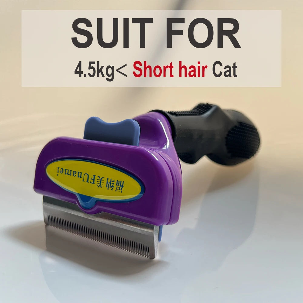 Funamei Dog Comb Dog Hair Removal Brush Cat Grooming Comb Hair Massage Combs 90% Shedding Pet Hair Remover for Dogs Cats Brush