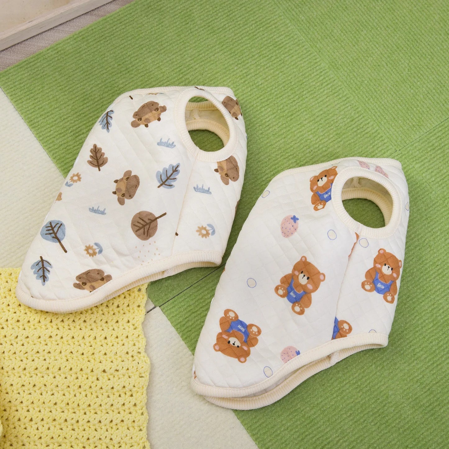 Pet Vest Small Dog Clothes Cat Autumn Winter Bear Pattern Warm Comfortable Baby Cotton Vest Teddy Bechon Small Dog Clothes