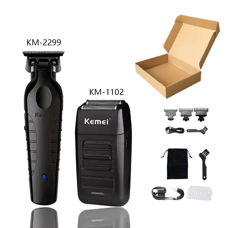 Kemei Electric Hair Clipper KM-2299 KM-032 KM-1102 Men's Electric Hair Trimmer Machine Professional Hair Cutting Machine for Men