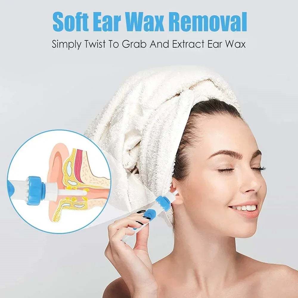 1pcs Portable Automatic Earwax Removal Kit Electric Earwax Vacuum 2026 Electric Kit Remover Ear Cleaning Earspoon