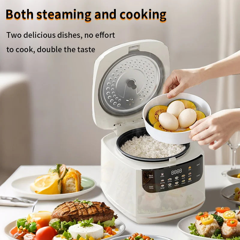 Electric Rice Cooker Smart Multifunction Rice Cooking Machine Non-stick Liner For Food Warmer 2L Automatic Household Rice Cooke