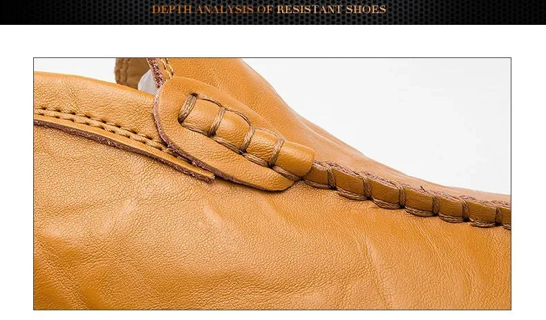 Men Shoes Casual Leather Mens Loafers Moccasins Designer Slip on Boat Shoes High Quality Chaussure Homme