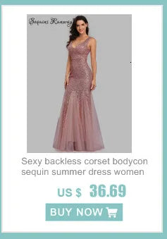 Sexy vintage Maxi Sequin cocktail Dress bridesmaid Prom Dresses for Women Casual Party Long sleeve club Bodycon Dress vestidos