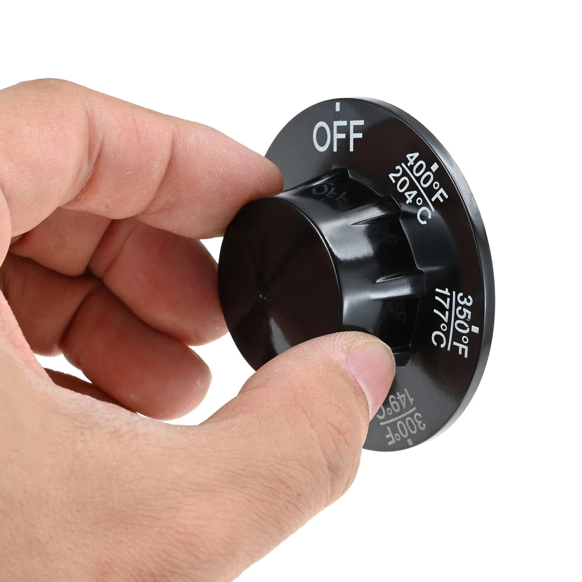 2sets Control Valve Pilot Dial Knobs with 200-400°F Thermostat Knob w/screw P6071267 1751-012 Fryers for Robertshaw 700 series