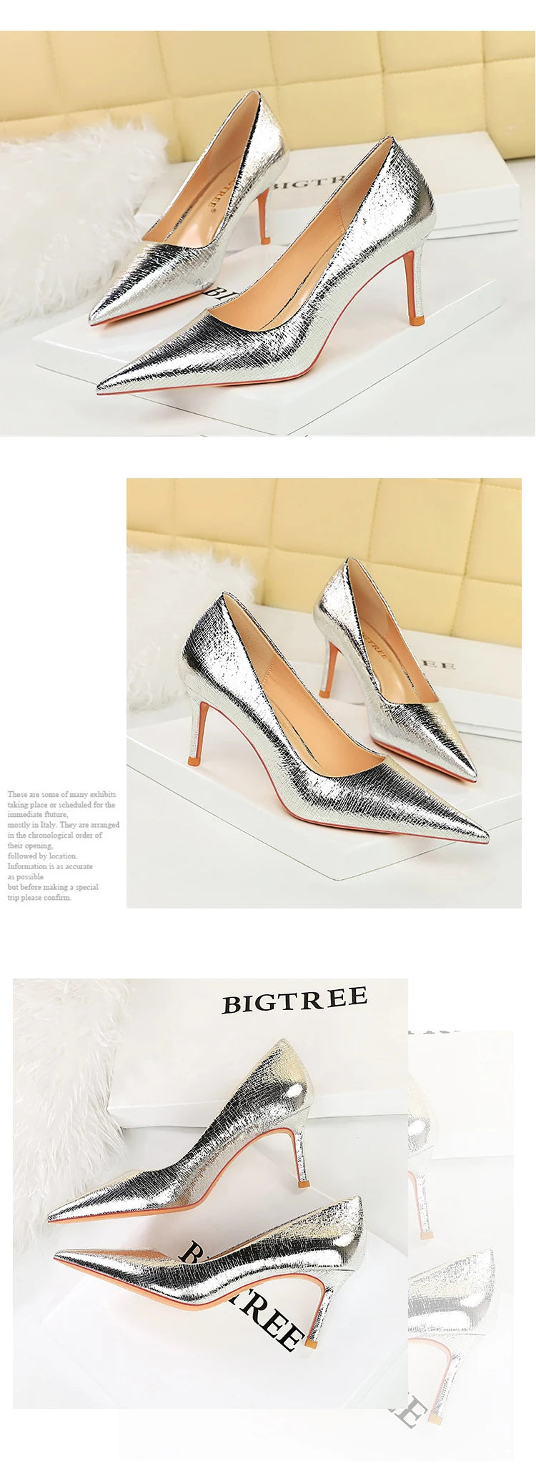 BIGTREE Shoes Retro High Heels High-quality Women Pumps Large Size 43 Stilettos Fashion Party Shoes Women Heels Wedding Shoes