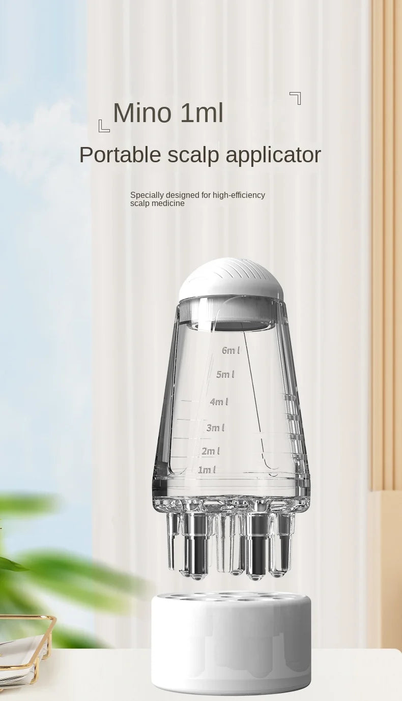 Scalp Applicator Liquid Comb Portable Mini Massage Comb Essential Oil Liquid Guiding Massager Anti Hair Loss Scalp Care Tools
