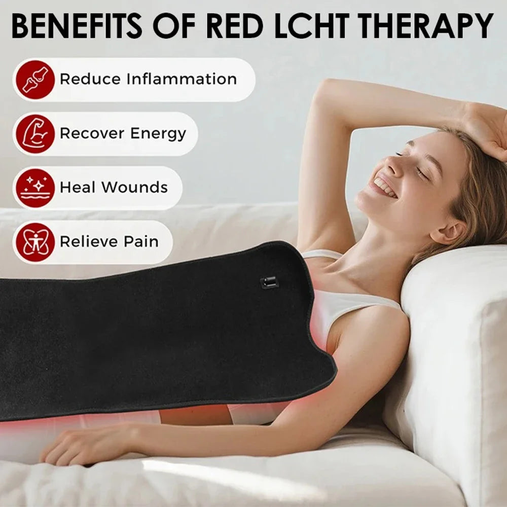 210pcs Red Infrared Light Therapy Pad LED Beauty Devices LED Bead Red Light Belt for Face and Body Back Knee Hands Feet Relief