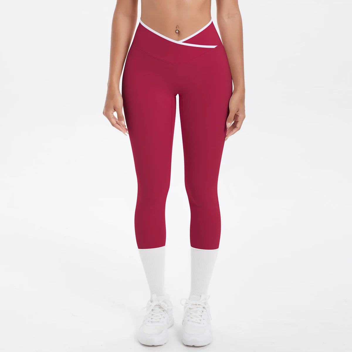 Women Cross High Waisted Sports Suit Breathable Fitness Running Workout Yoga Set Casual Pilates Sportwear Leggings