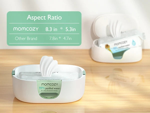 Momcozy Baby Wipe Warmer, Large Capacity, Fast and Even Heating, 4 Modes of Temperature Heating Control, with Night Light