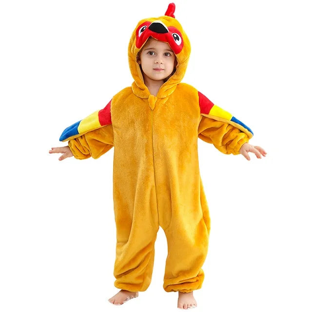 MICHLEY Halloween Lion Baby Rompers Clothes Hooded Flannel Cosplay Toddler Infant Pajamas Bodysuit Jumpsuit Costume For Kids Boy