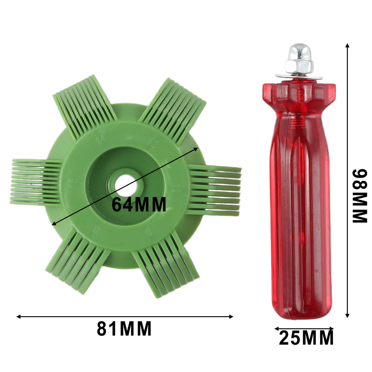 1PC Air Conditioner Fin Repair Comb Cooler Condenser Compact Refrigeration Tool Radiator Fin Comb Rake Cleaner Tool