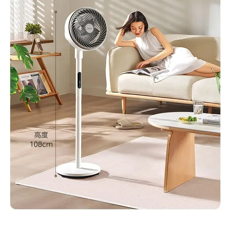 air circulation fan electric fan floor-standing high wind remote control timing household floor fan  air cooler