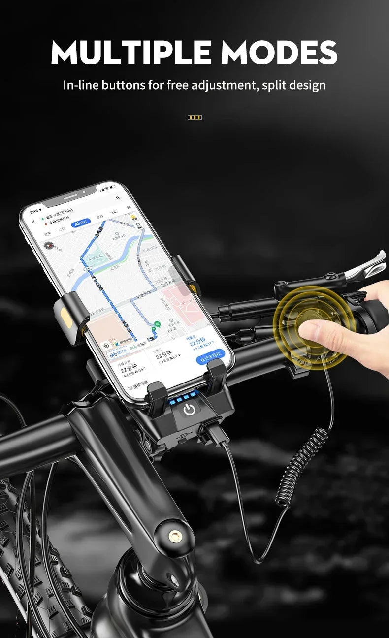 4-in-1 LED Bicycle Light 3000mAh Bike Headlamp Power Bank 400Lumen Handlebar Rechargeable Front Lamp MTB Road Cycling Flashlight