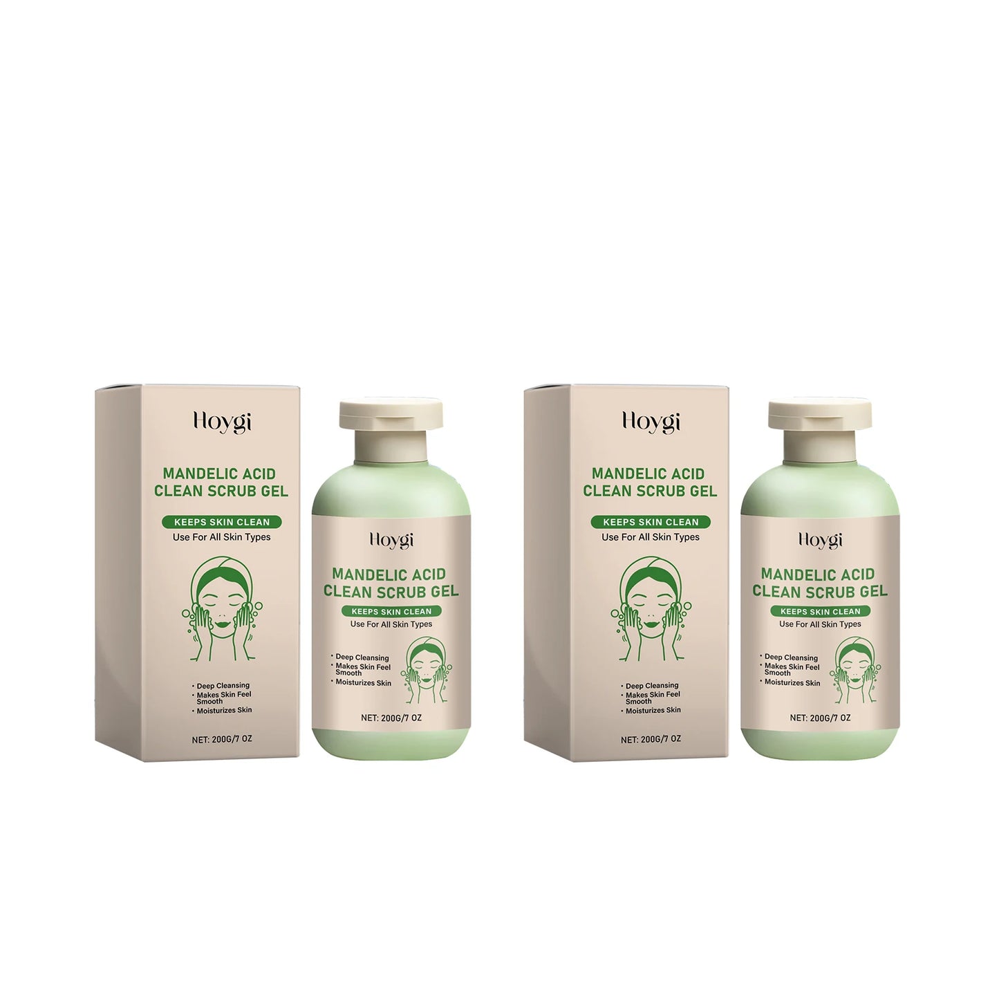 Mandelic Acid Body Exfoliating Gel Gentle Exfoliation Lasting Moisture Cleaning Remove Dead Skins Smooth Skin Cleans Scrub Gels
