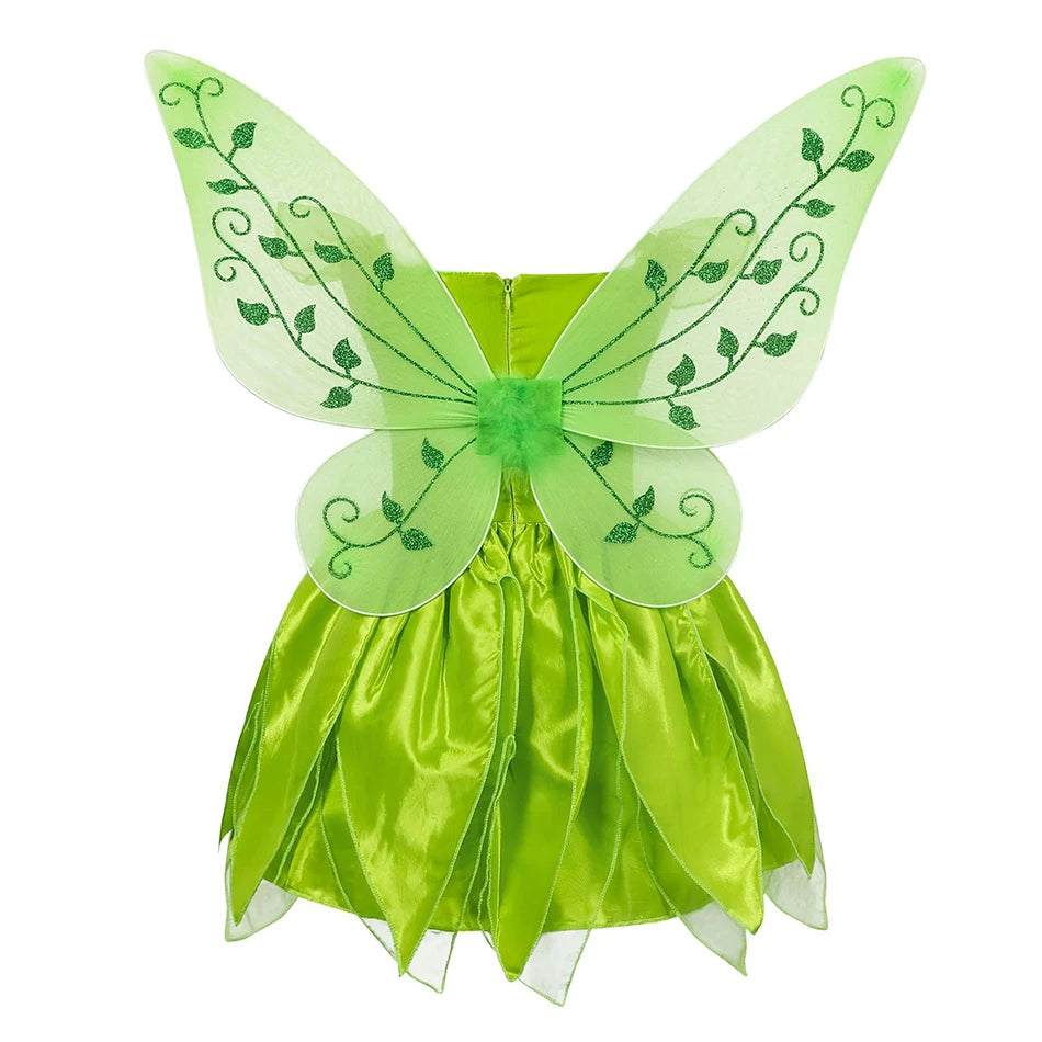 Halloween Birthday Carnival Princess Costume Dress Elsa Anna Snow White Aurora Moana Rapunzel Mermaid Belle for Girls 2-8Y