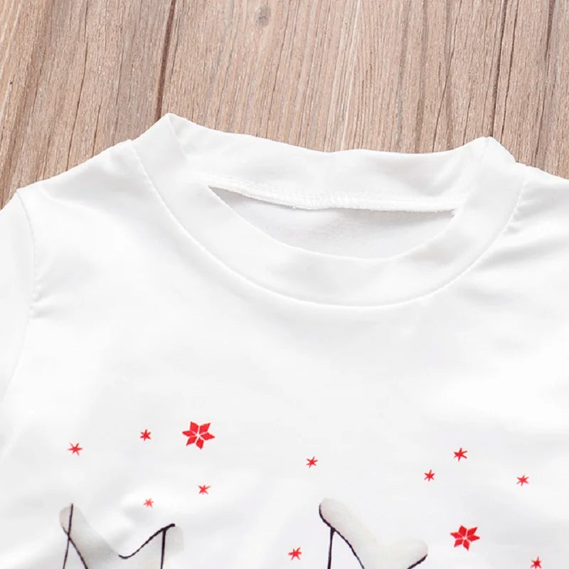 Family matching Christmas pajama set: Couple/child pajama top + pants,  Christmas pajama baby jumpsuit, pet dog clothes