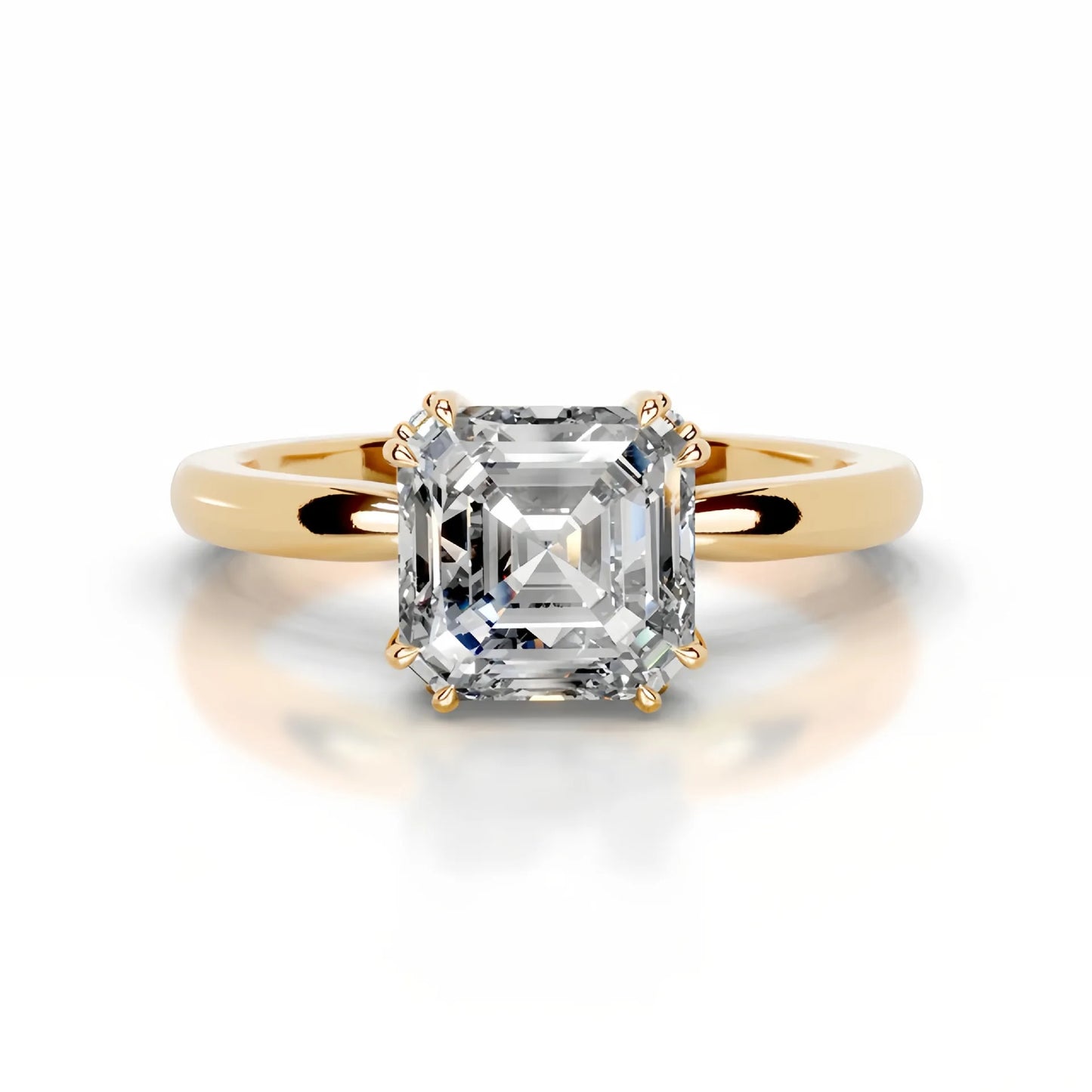 MUSHAN Bespoke Luxury Jewelry 925 Sterling Silver Rings 3ct 4ct 5ct Wedding Real D Color VVS Moissanite Ring Band MST Patent