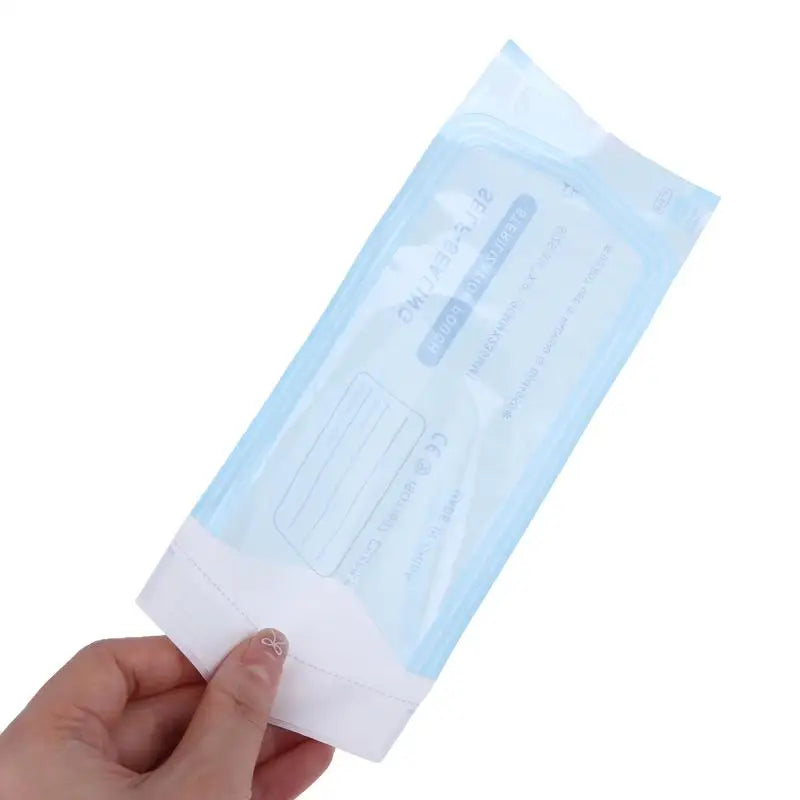 200PCS Self-Sealing Sterilizer Pouches Bags 4 Size Disposable Nail Art Disinfection Bag Tattoo Nail Dental Tool Storage Bag