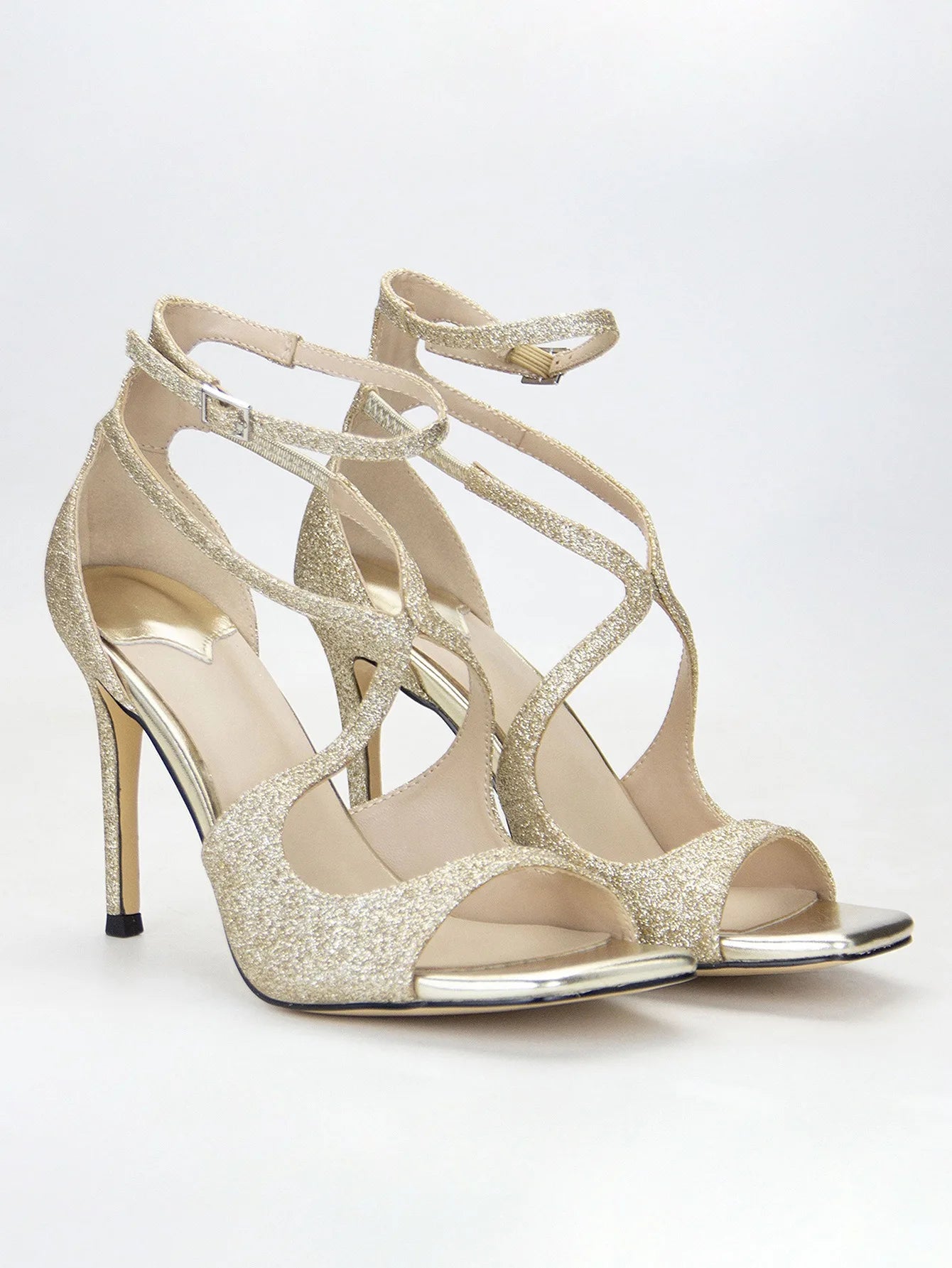 Summer New Fashionable High-heeled Women's Open Toed Sandals Dance Shoes Party Sexy 34-44 Large Women's Shoes