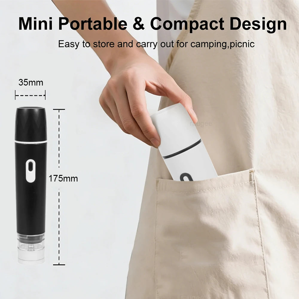 Air Vacuum Sealer Pump Automatic Food Sealing Pump USB Rechargeable Sealer Pump For Food Handheld Dry/wet Food Sealer Pump