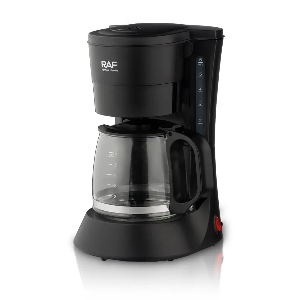 Electric Dirp Coffee Machine 600W Automatic American Drip Type, 600ML Coffee Machine American Milk Tea Machine Coffee Pot