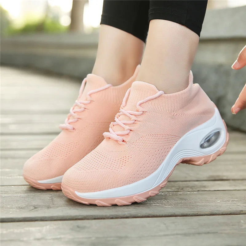 MAEDEF Women Shoes Athletic Sneaker Breathable Non Slip Women Walking Shoes Tennis Sports Casual Walking Shoes Woman Sneakers