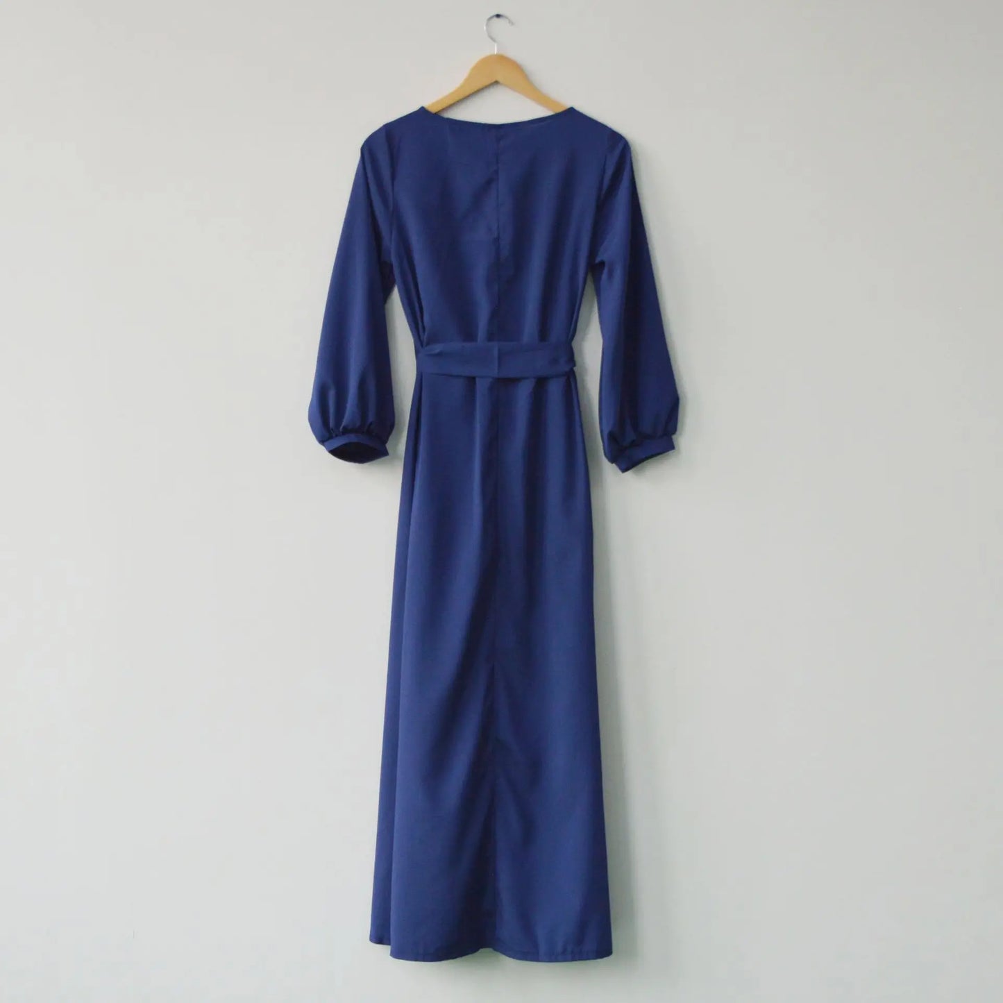 Bohemian Long Summer Dress Casual Lantern Sleeve round Neck Dress Polyester Fiber Mid Waist Print Patchwork Urban Casual Style