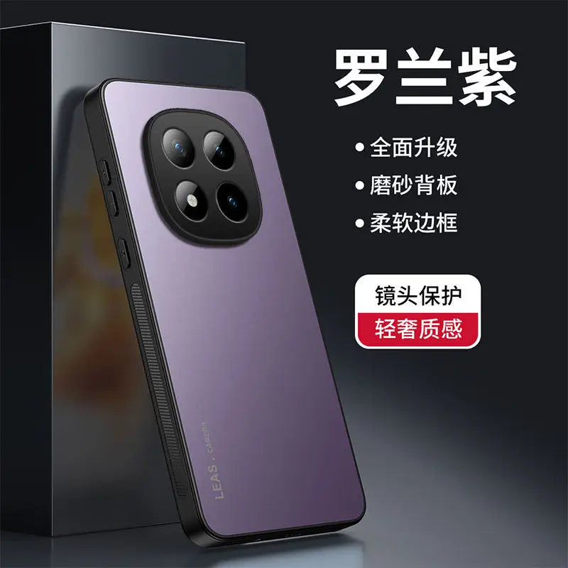 For POCO M8 Pro 5G Shockproof Armor Frosted Case for Mi POCO M 8 M8pro Camera Protection Matte Hard Bumper Cover Shell Capa