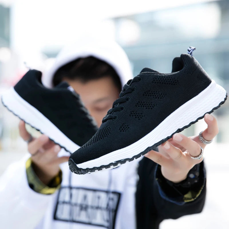 Breathable Women Running Shoes Lightweight Anti-slip Female Sports Shoes Outdoor Soft Women's Sneakers Lace Up Fashion Tennis