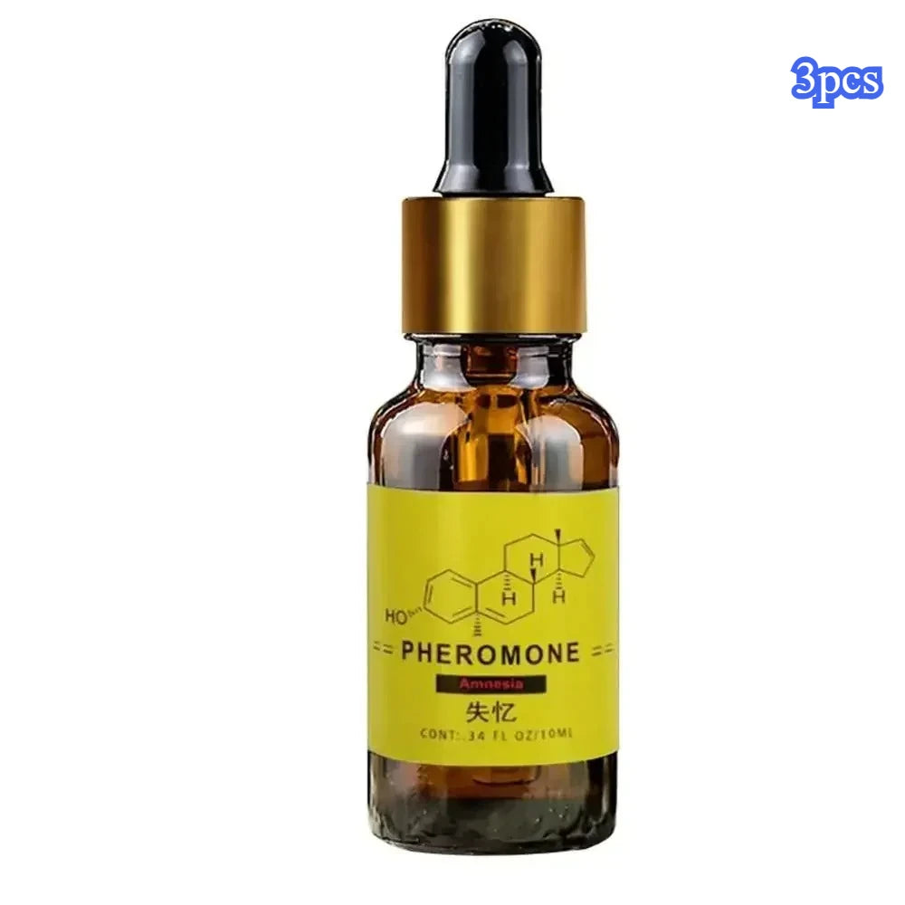 3pcs 10ml Gold Powder Intimate Partner Erotic Pheromone Perfume Roller Ball Fragrance KAKOU Soul Code Body Spray for Men Women