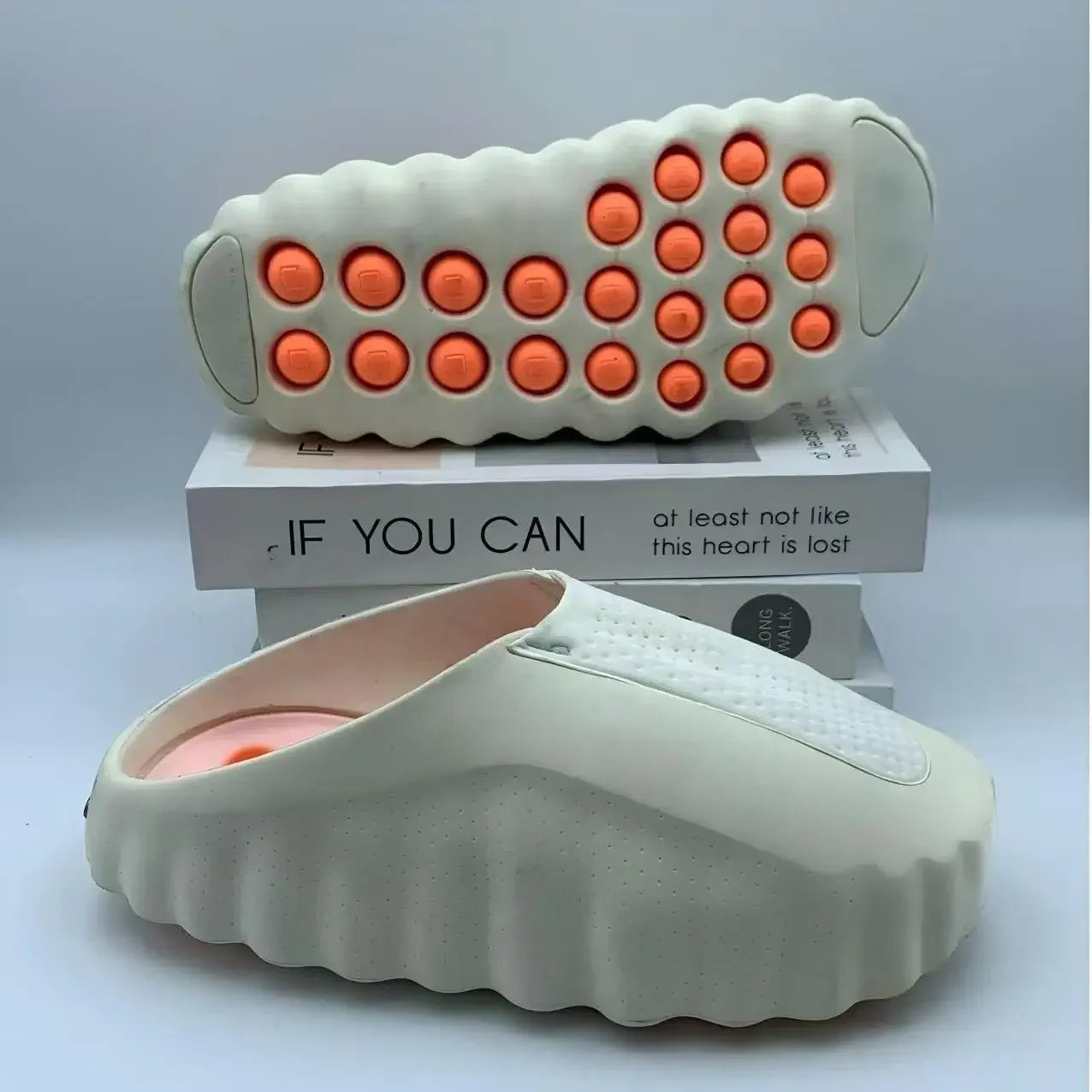 Unisex  Slippers, Ultra Soft EVA Non-Slip House Shoes with Massage Sole, Breathable Closed Toe Slides for Indoor Outdoor