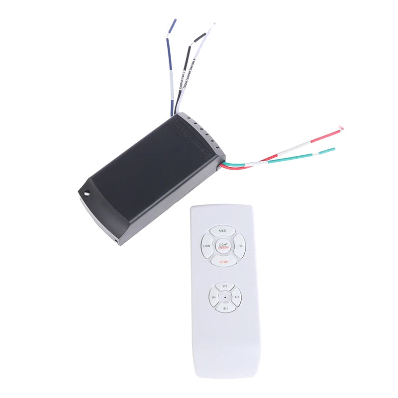 3Pcs/Set 110-240V Universal Ceiling Fan Lamp Speed Remote Control Kit Timing Wireless