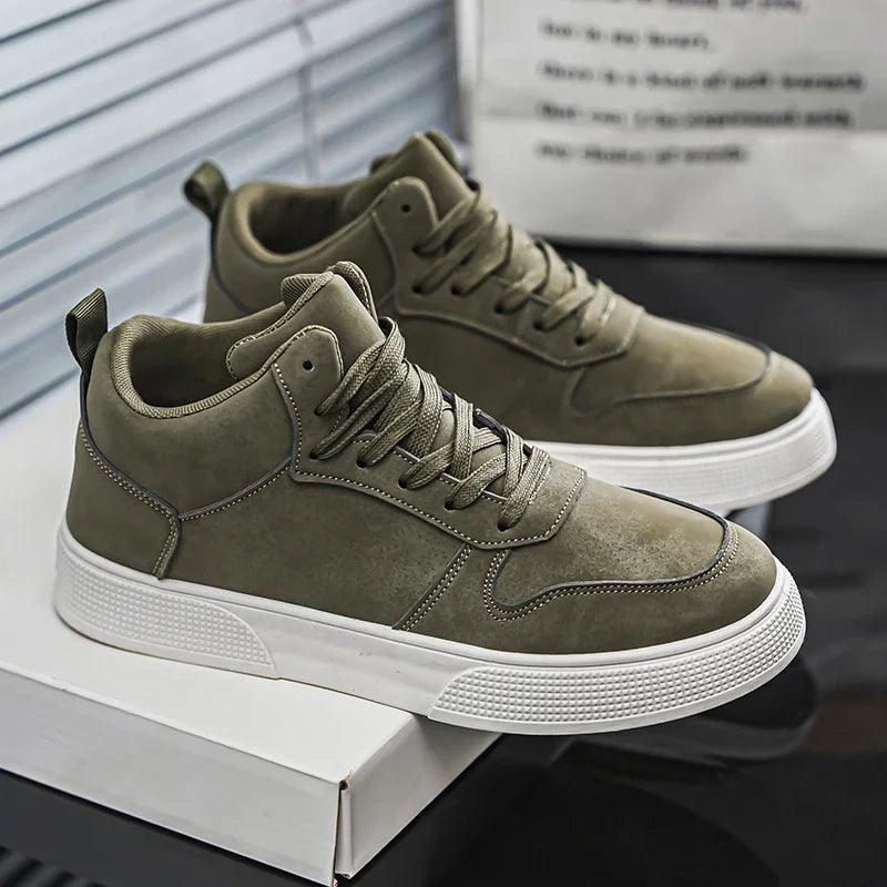 Fashion Men Casual Shoes Platform Non-slip Man Walking Sneakers Lightweight Male Running Shoes Breathable Platform Sport Shoes