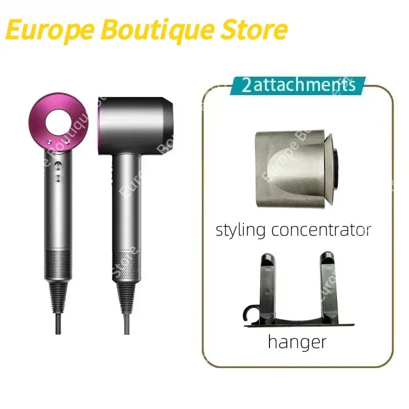New Super Hair Dryer 220V Leafless Hair Dryer Personal Hair Care Styling Negative Ion Tool Schedule Negative Ion Electric Dryer