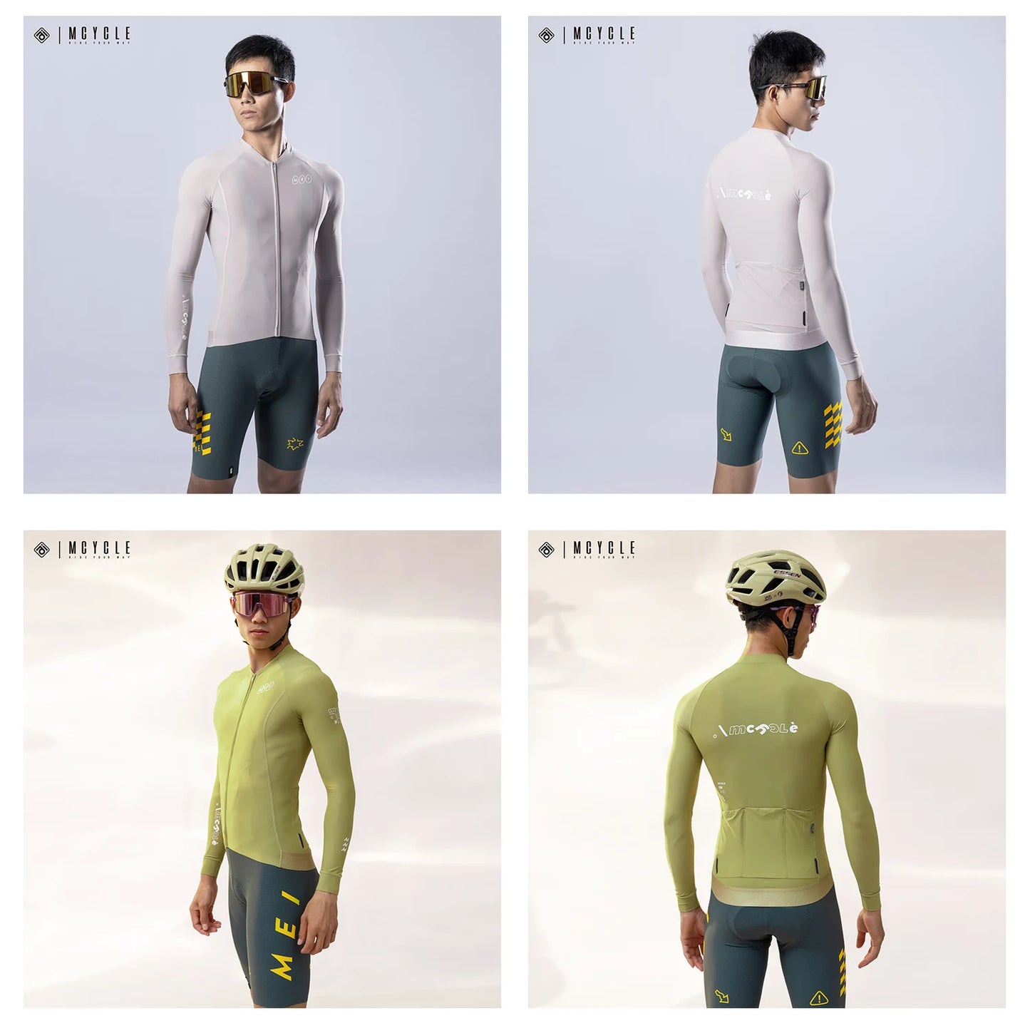 Mcycle New Arrival Men Cycling Jersey Comfortable Quick Dry Bicycle Bike Shirt Top Breathable Long Sleeves Sportswear