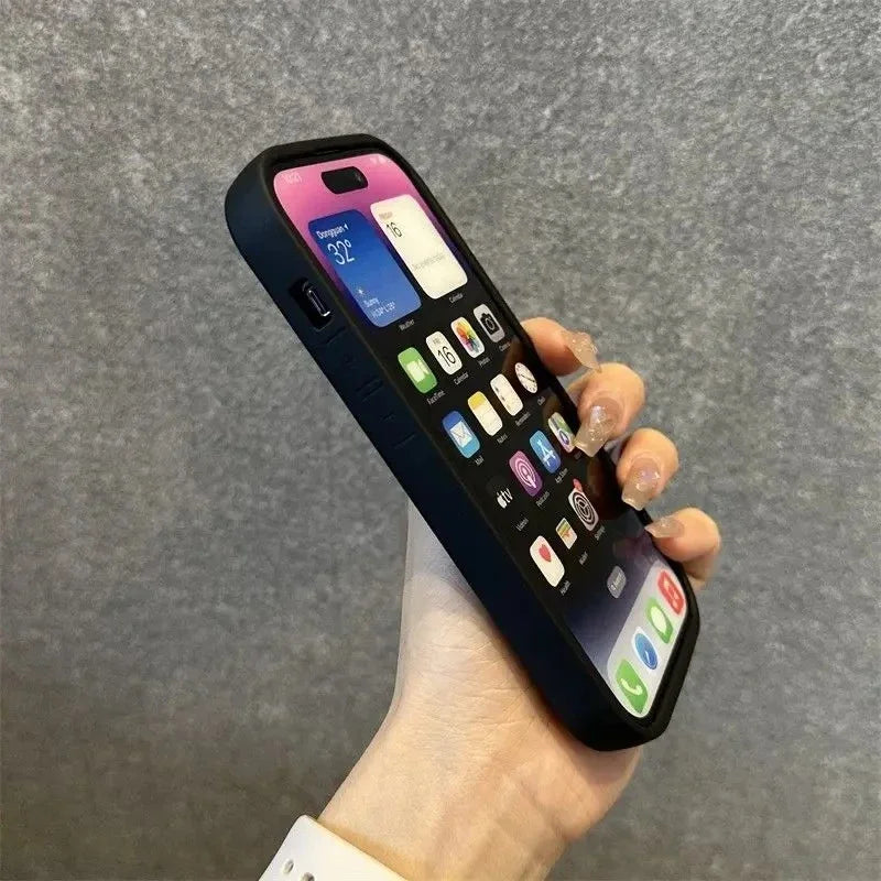Luxury Candy Color Soft TPU Case For iPhone 17 Air 16 14 15 Pro Plus 13 12 11 Pro Max 16e Shockproof Silicone Phone Cover Fundas