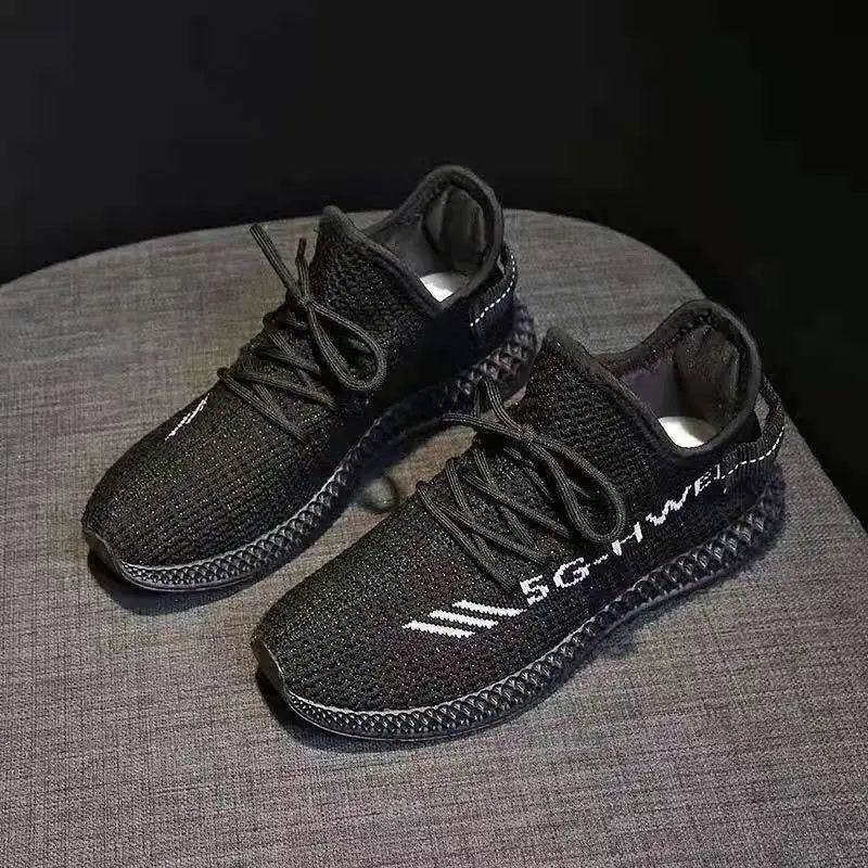 Women's Sneakers 2023 New Fashion Breathable Trainers Comfortable Sneakers Women Mesh Fabric Lace Up Female Footwear Women Shoes