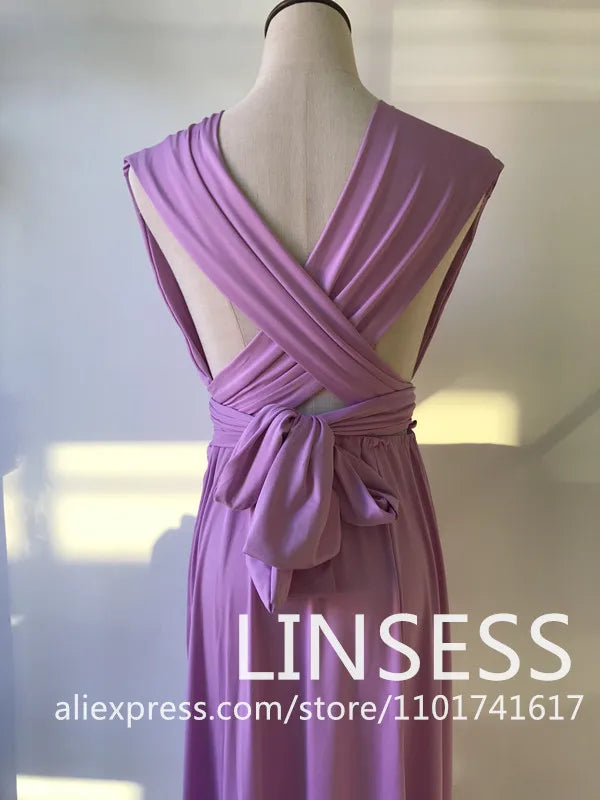 Multiway Maxi Dress Bridesmaid Dress Infinity Cocktail Dress Floor Length Bridesmaid Dress Maxi Dress for Bridesmaid Gifts