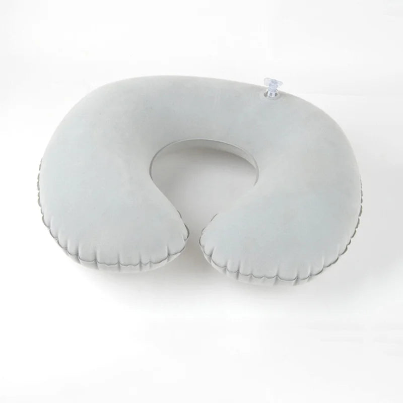 Travel Pillow Inflatable U-Shape Neck Pillow Portable Cervical Orthopedic Protection Airplane Neck Pillows Travel Essentials