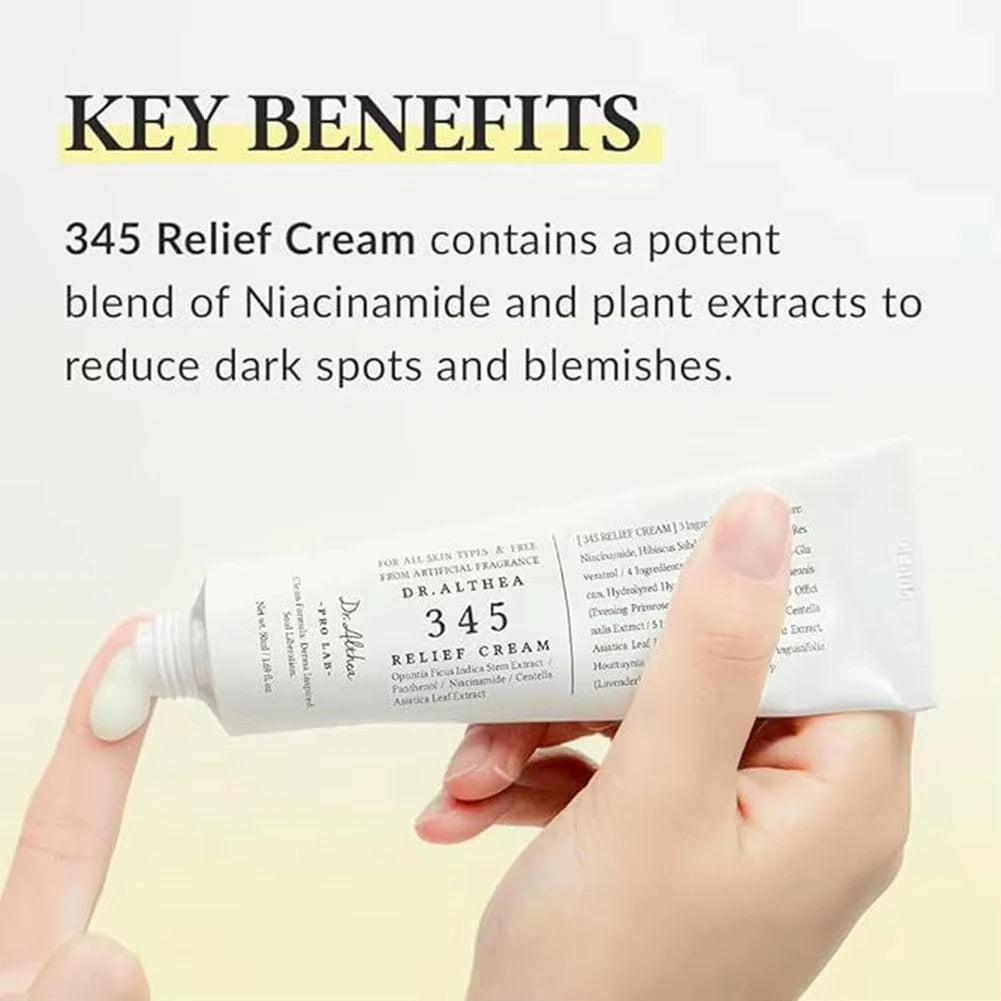 Hyaluronic Acid 345 Antioxidant Cream Deep Repair Moisturizing Hydrating Cream Korean Skin Care Products Cosmetics Whitening