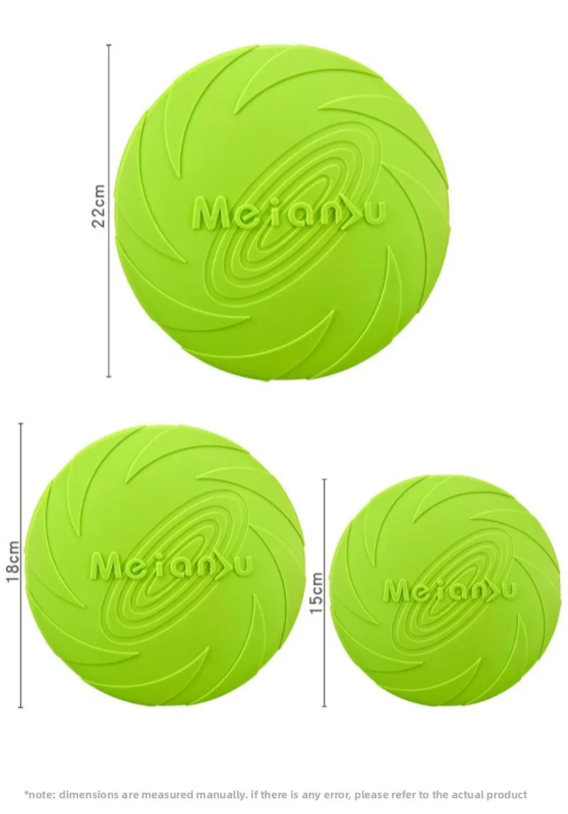 Dog Flying Saucer Interactive Funny Pet Cat Toy Dog Game Flying Discs Resistant Chew Puppy Training  Pet Dog Supplies