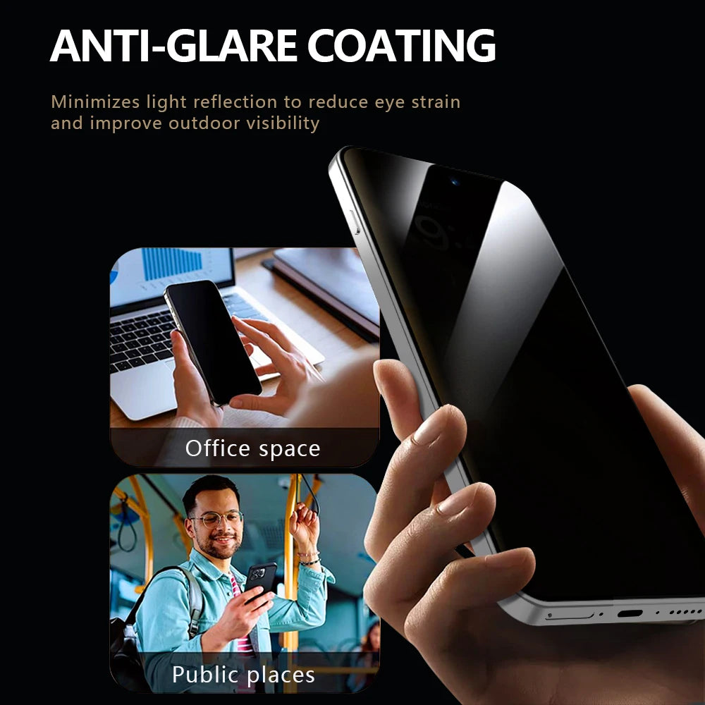 Lereach for vivo X300 Pro vivo x300 Anti-Spy Screen Protector Dust-Free Box Auto-Alignment Full Coverage Tempered Glass Film
